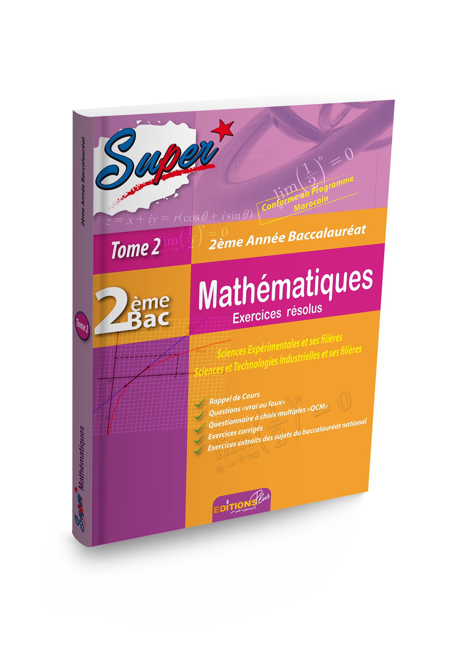 Super Maths 2ème Année Bac Sc-Exp Tome 02